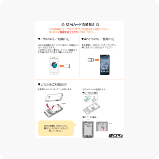 SIMのみ契約者向け資料